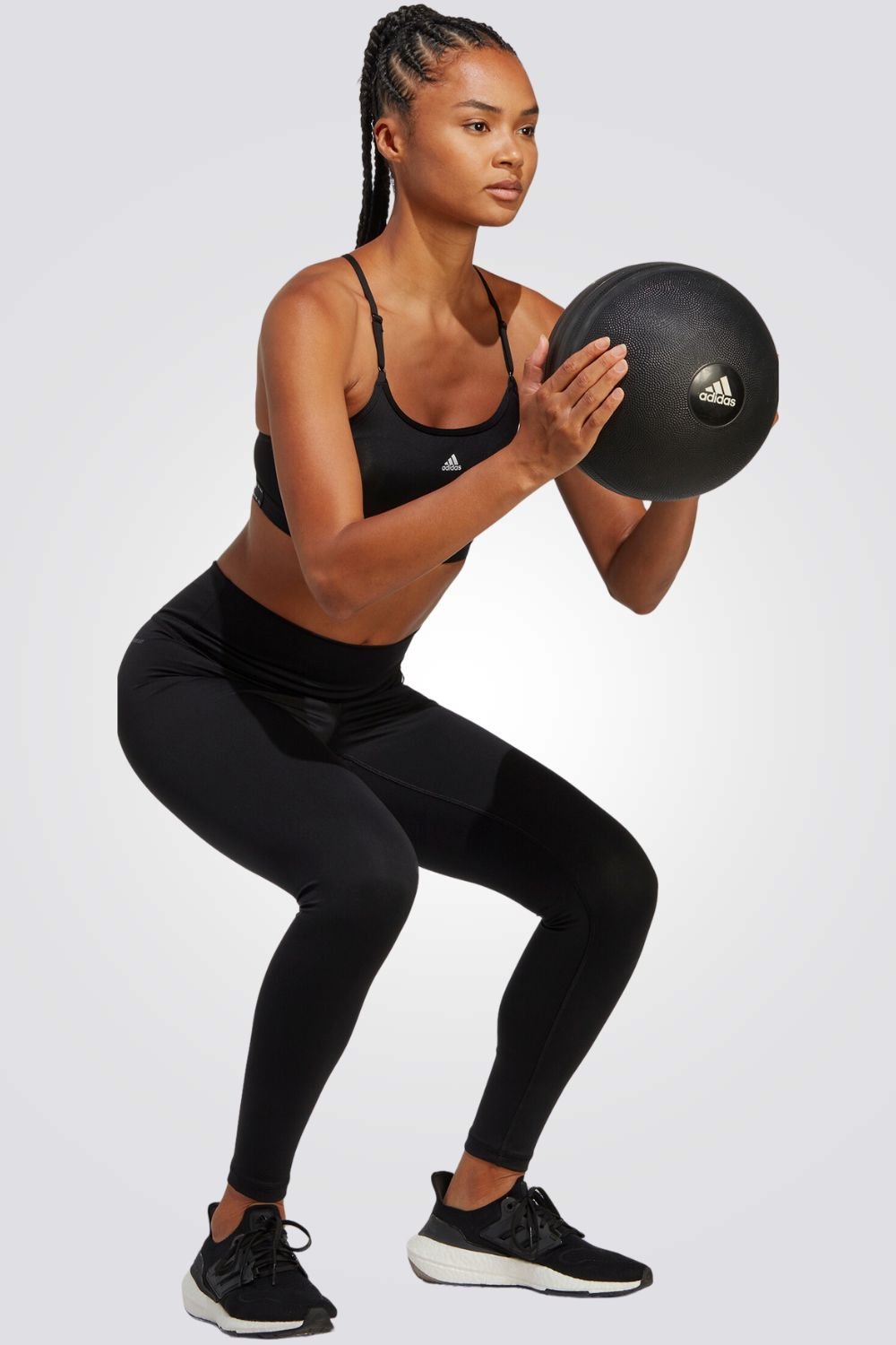 ADIDAS - טייץ ESSENTIALS HIGH WAISTED 7/8 בצבע שחור - MASHBIR//365