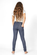 OKAIDI - טייץ ג'ינס לילדות בצבע כחול - MASHBIR//365