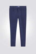 OKAIDI - טייץ ג'רזי לילדות בצבע כחול נייבי - MASHBIR//365