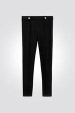 OKAIDI - טייץ ג'רזי מילאנו לילדות בצבע שחור - MASHBIR//365