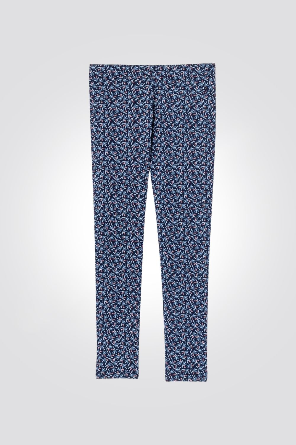 OKAIDI - טייץ ילדות הדפס פרחים צבעונים על כחול - MASHBIR//365