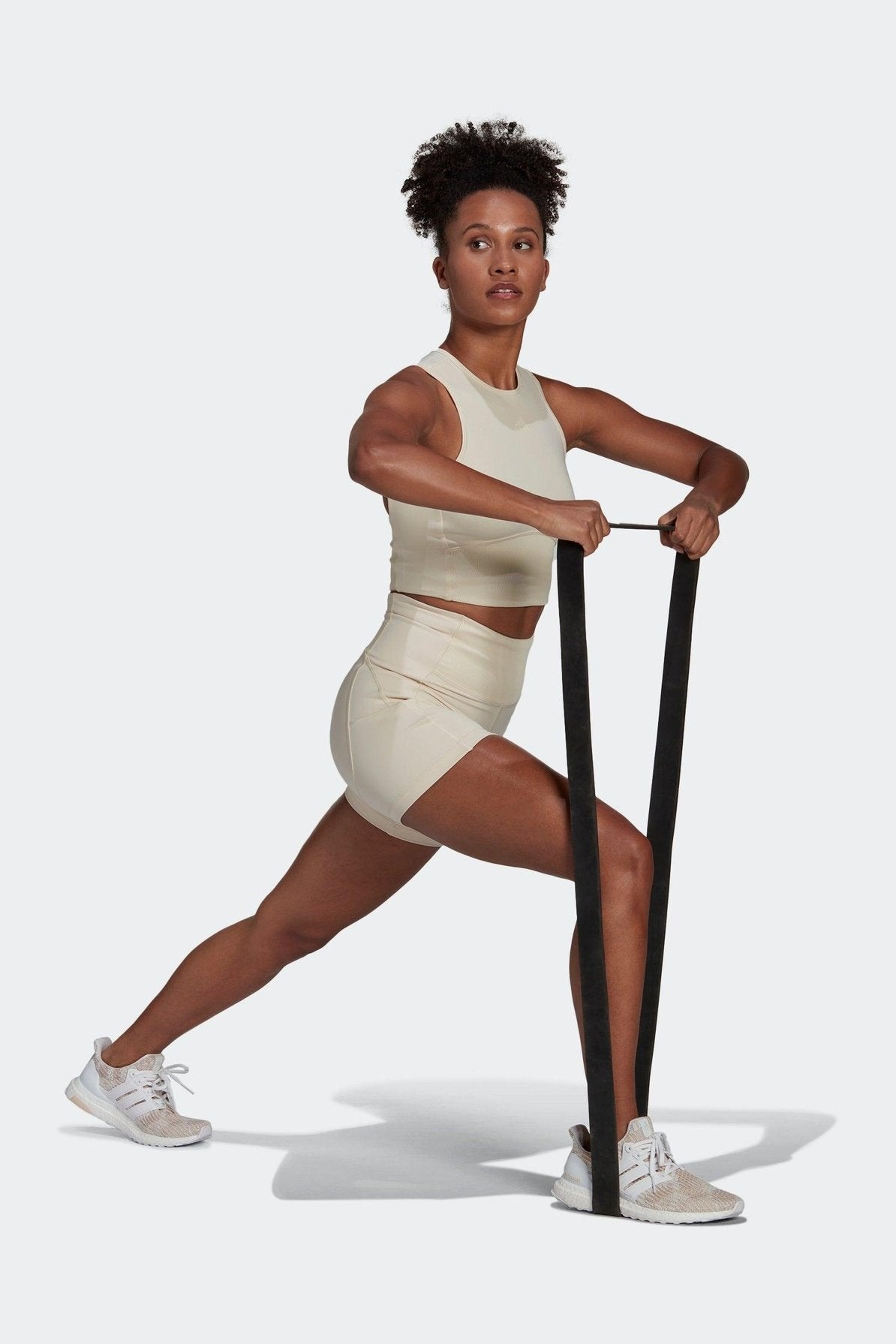 ADIDAS - טייץ קצר HYPERGLAM WHITE - MASHBIR//365