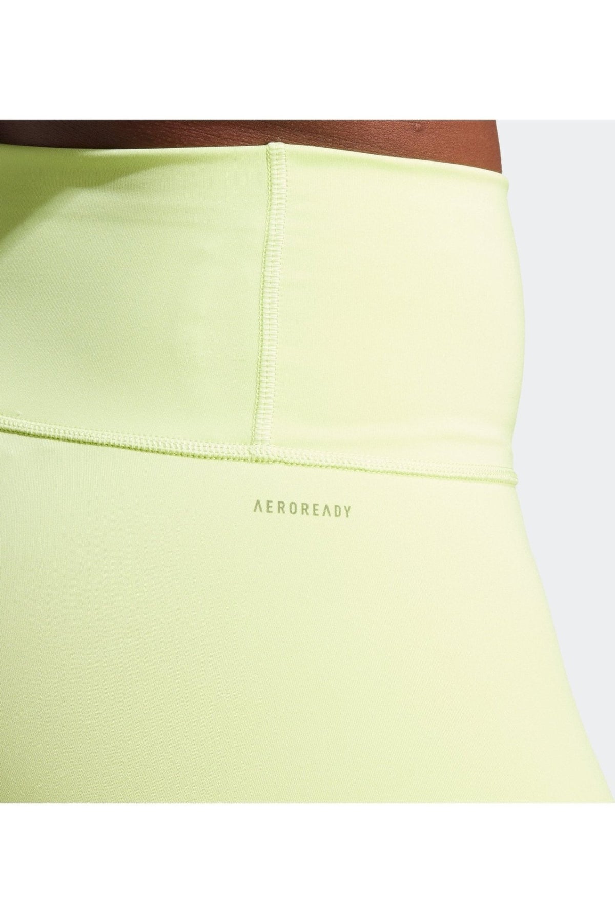 ADIDAS - טייץ קצר OPTIME בצבע ירוק זוהר - MASHBIR//365