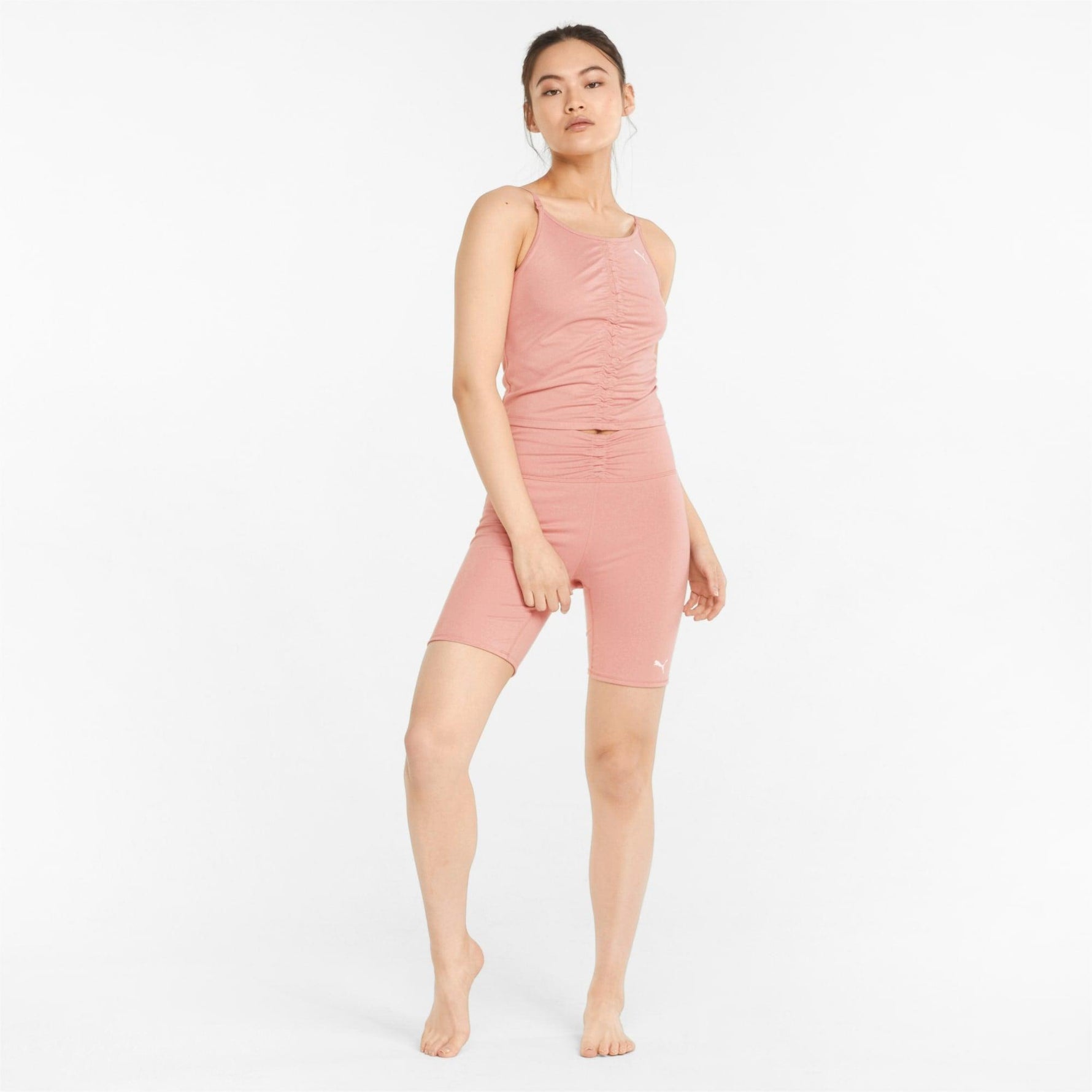 PUMA - טייץ קצר STUDIO FOUNDATION SH בצבע ורוד - MASHBIR//365