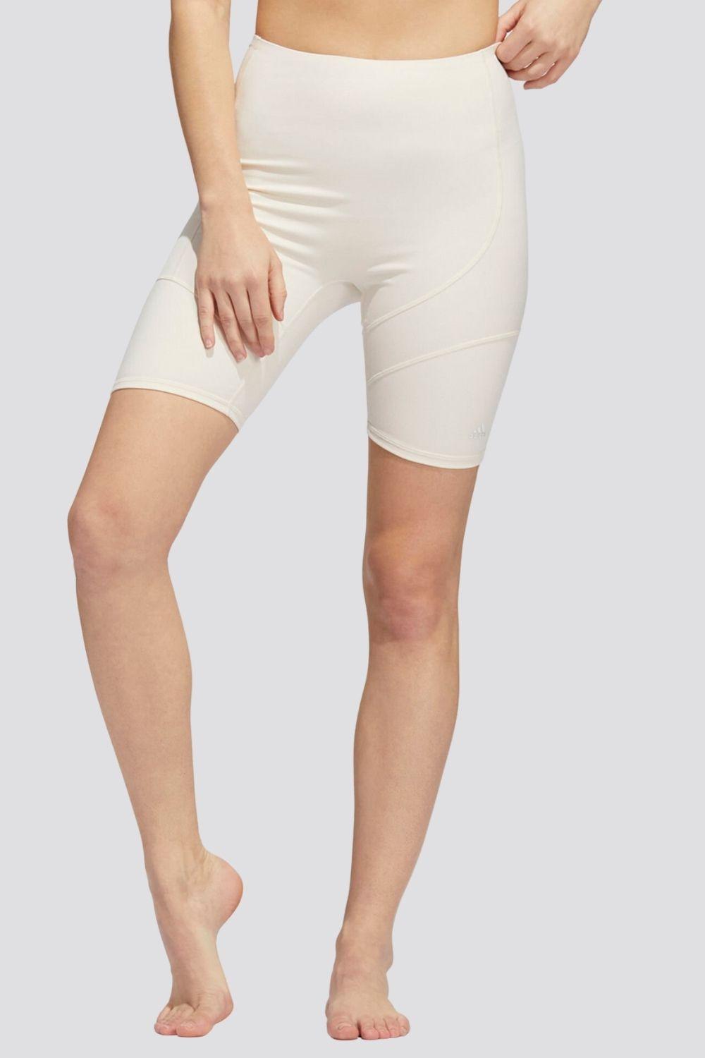 ADIDAS - טייץ קצר YOGA 4 ELEMENTS STUDIO POCKET בצבע בז' - MASHBIR//365