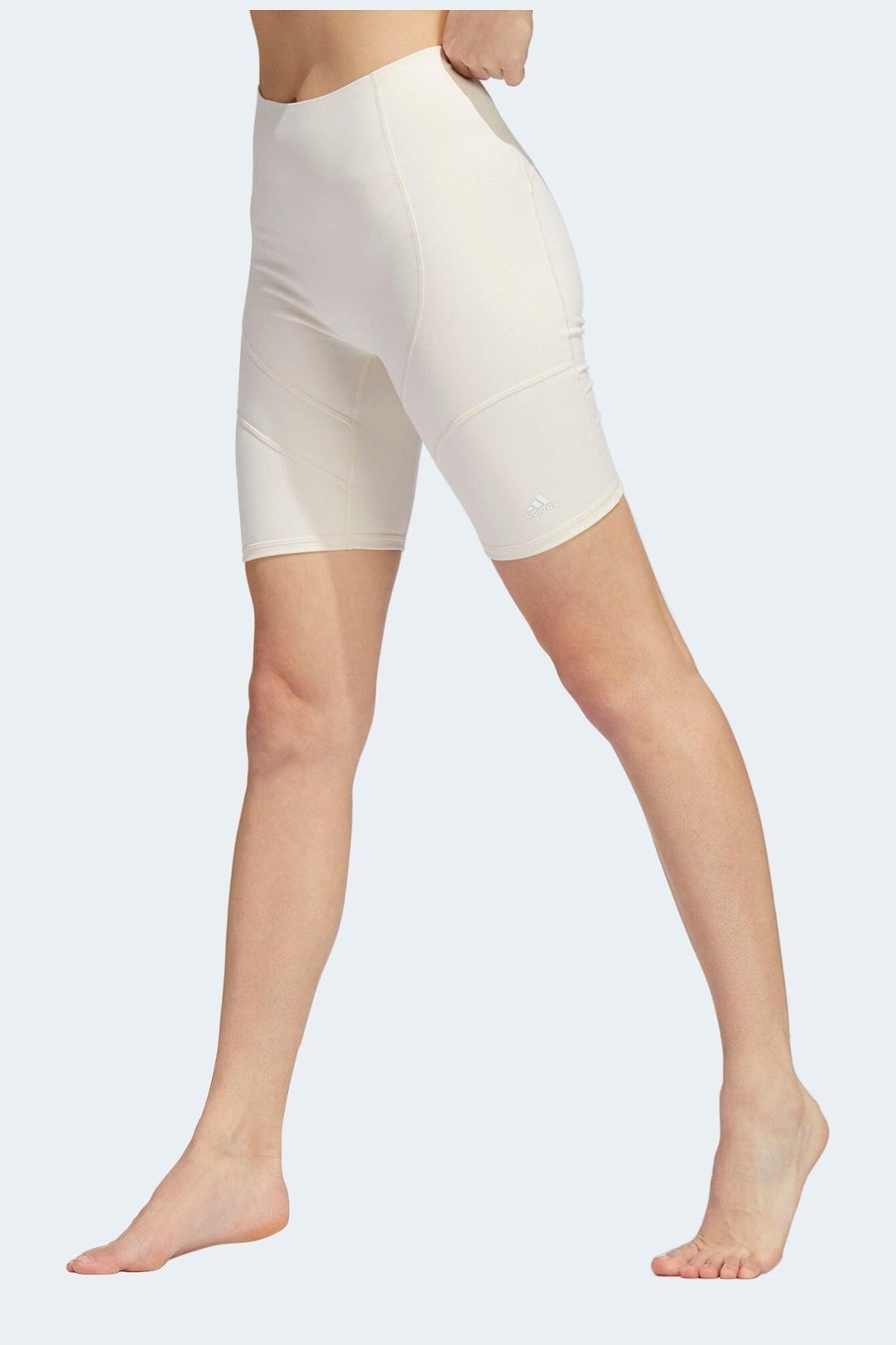 ADIDAS - טייץ קצר YOGA 4 ELEMENTS STUDIO POCKET בצבע בז' - MASHBIR//365