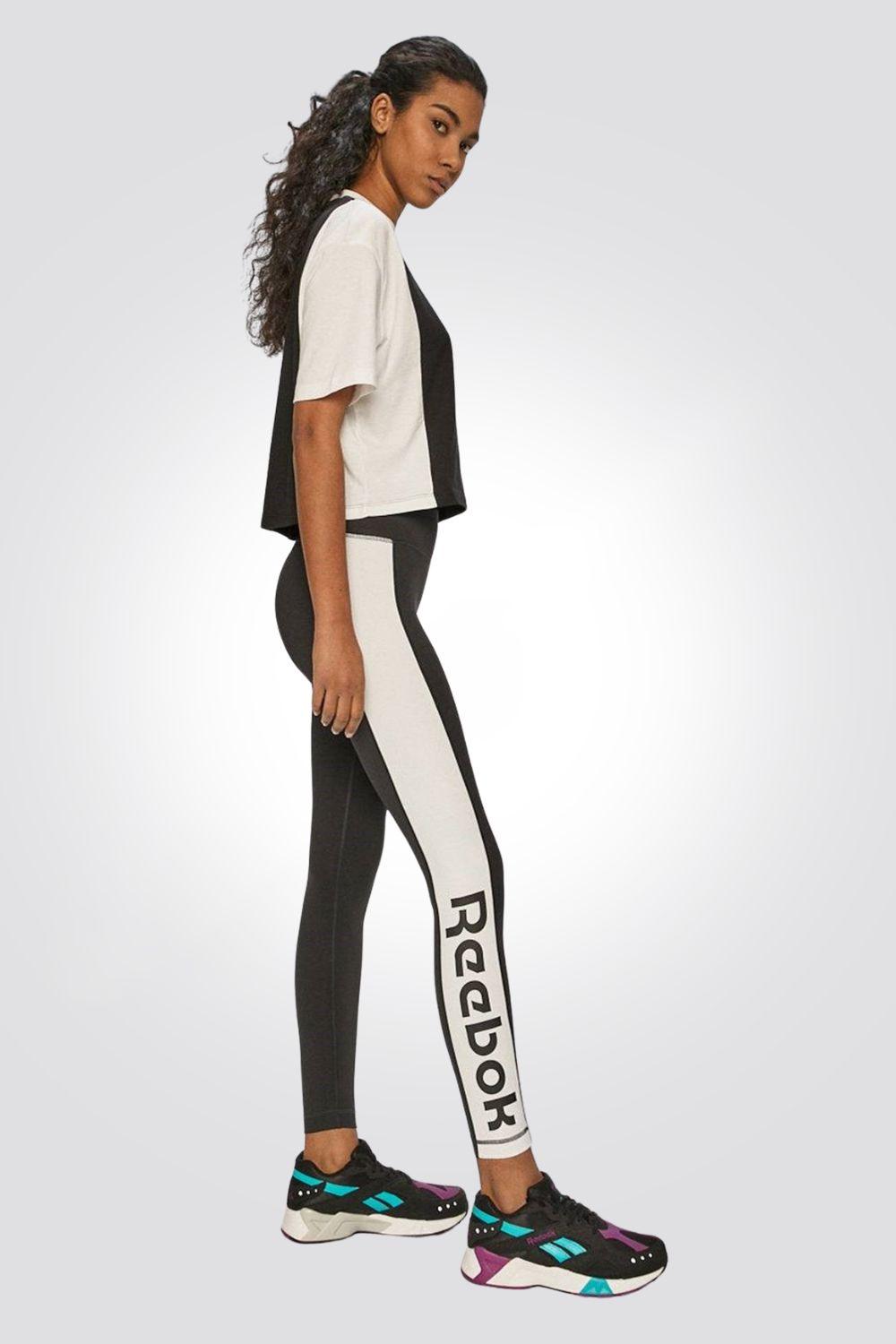 REEBOK - טייץ LINEAR LOGO בצבע שחור - MASHBIR//365