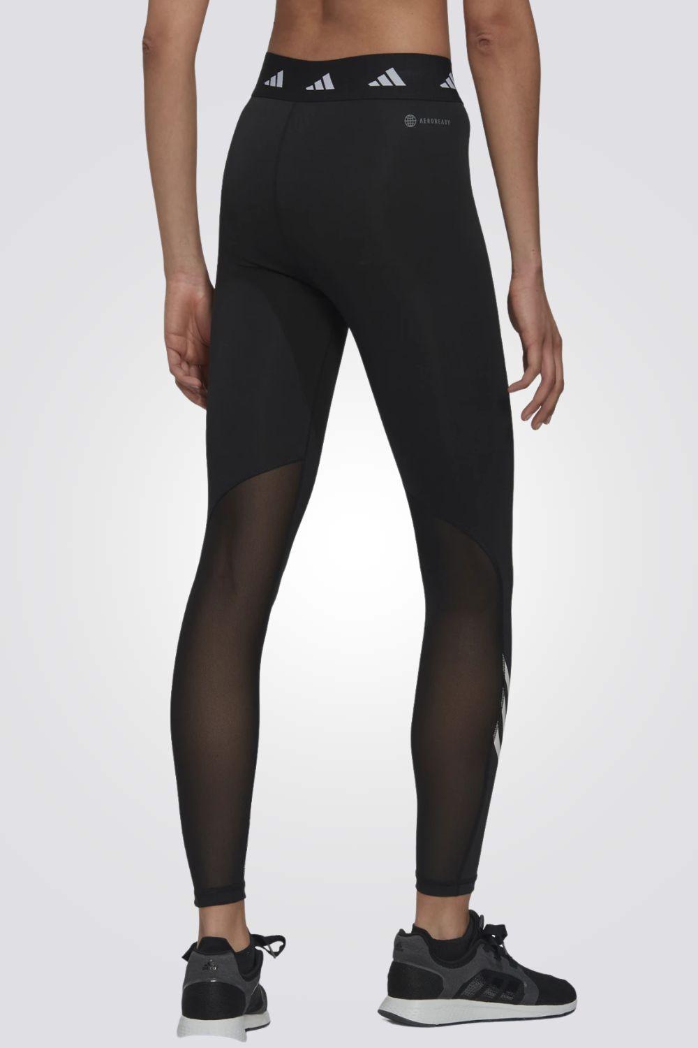ADIDAS - טייץ TECHFIT 3-STRIPES 7/8 לנשים בצבע שחור - MASHBIR//365