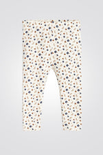 OBAIBI - טייץ תינוקות בז עם הדפס פרחים קטן - MASHBIR//365