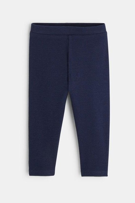 OBAIBI - טייץ כותנה סטרץ' בצבע נייבי לתינוקות - MASHBIR//365