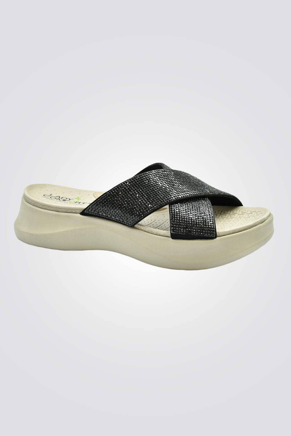 X כפכף אבנים בצבע שחור - MASHBIR//365