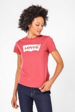 LEVI'S - טישירט אדומה עם לוגו בחזית - MASHBIR//365