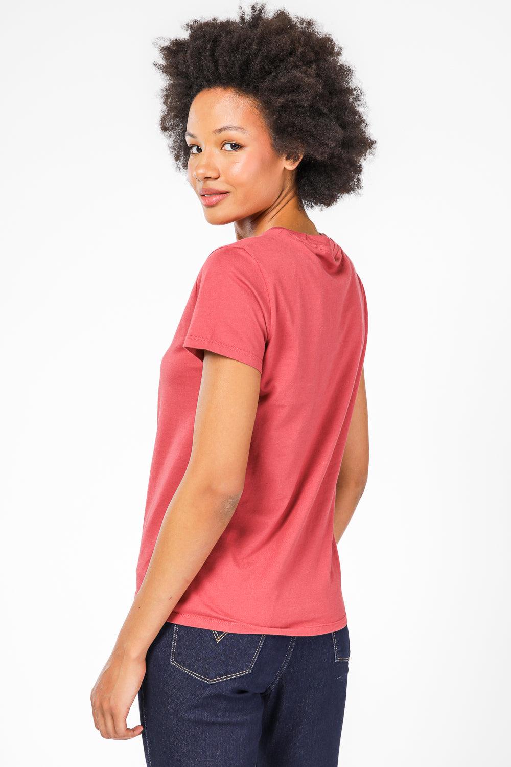 LEVI'S - טישירט אדומה עם לוגו בחזית - MASHBIR//365