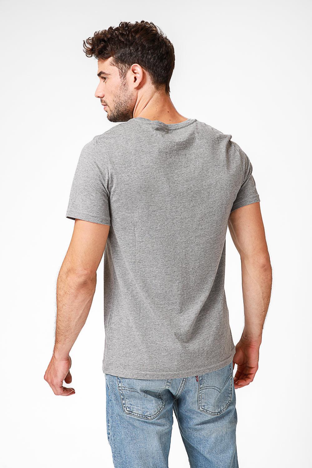 DELTA - טישירט אפורה צווארון עגול - MASHBIR//365