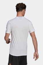ADIDAS - טישירט אימון לגבר בצבע לבן - MASHBIR//365