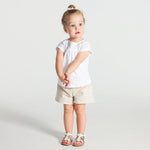 OBAIBI - טישירט אלגנטית בצבע לבן לתינוקות - MASHBIR//365