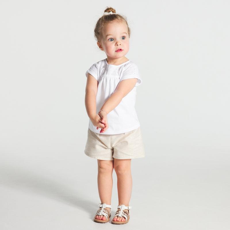 OBAIBI - טישירט אלגנטית בצבע לבן לתינוקות - MASHBIR//365