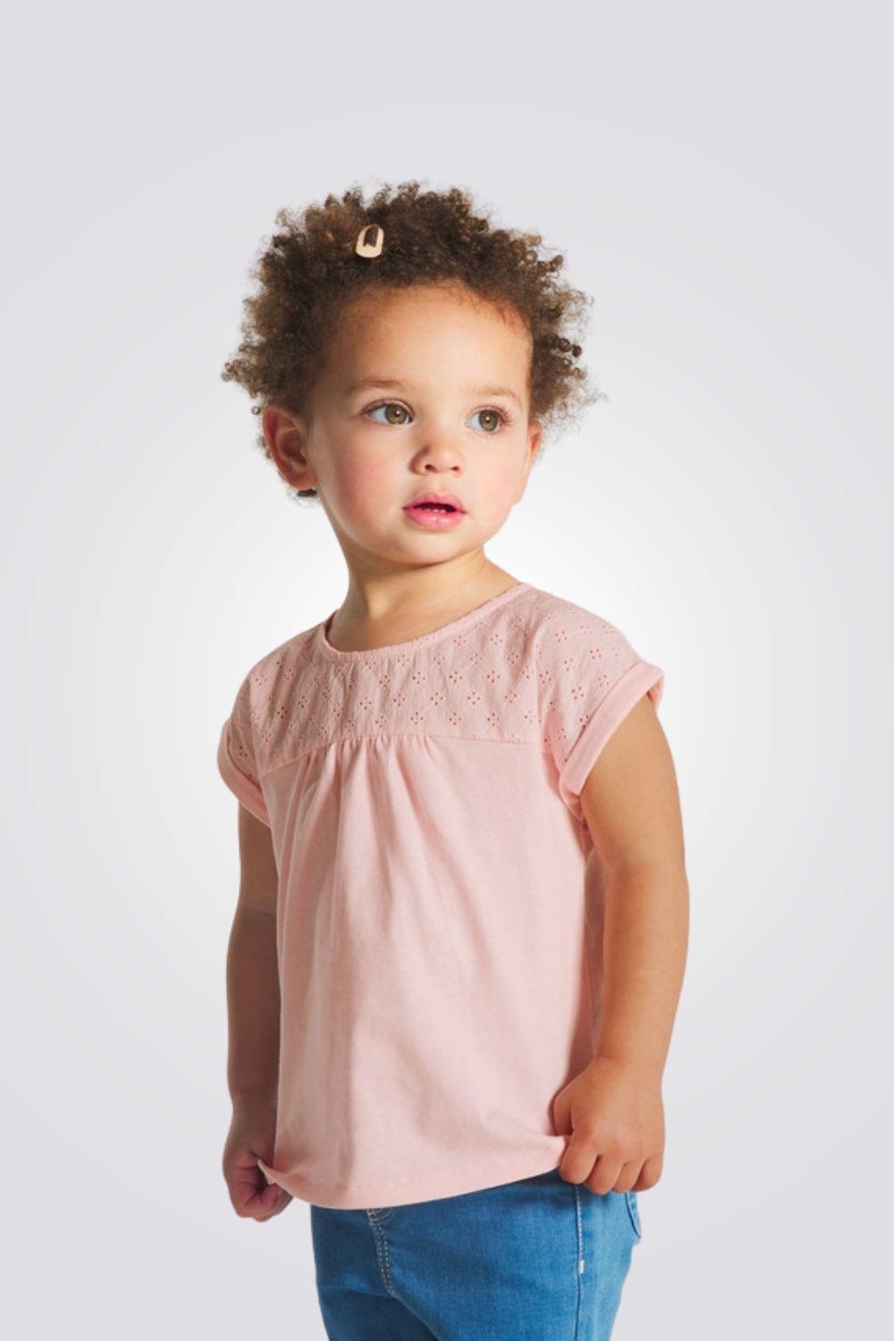 OBAIBI - טישירט אלגנטית בצבע ורוד לתינוקות - MASHBIR//365