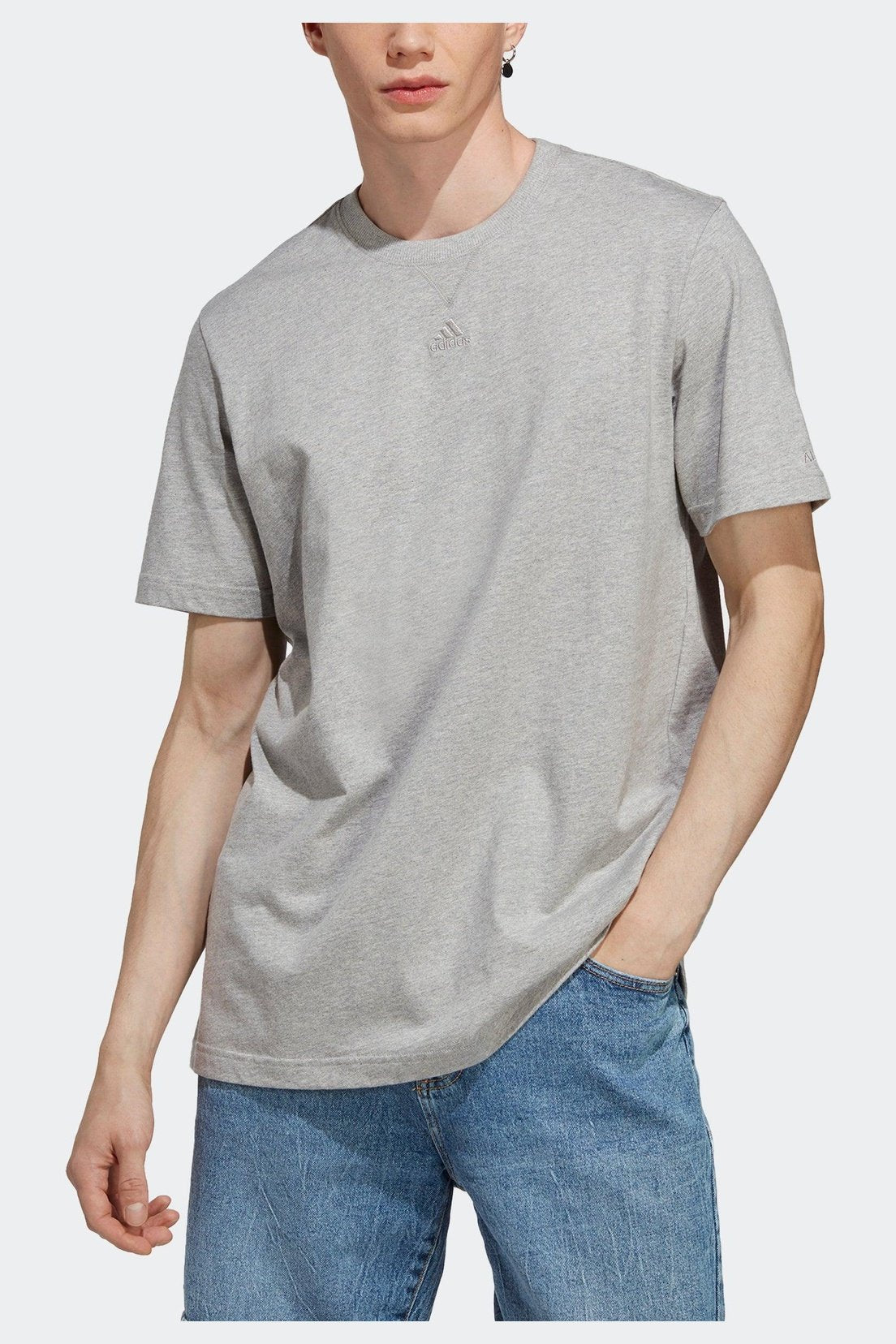 ADIDAS - טישירט ALL SZN בצבע אפור - MASHBIR//365