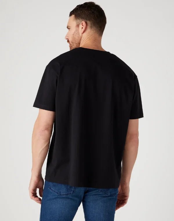 WRANGLER - טישירט AMERICANA TEE בצבע שחור - MASHBIR//365