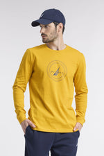 NAUTICA - טישירט ארוכה בצבע צהוב - MASHBIR//365