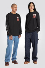 TIMBERLAND - טישירט ארוכה GRAPHIC בצבע שחור - MASHBIR//365