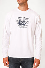 SCORCHER - טישירט ארוכה לגבר בצבע לבן - MASHBIR//365