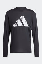 ADIDAS - טישירט ארוכה לגברים BRAND LOVE בצבע שחור - MASHBIR//365