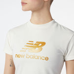 NEW BALANCE - טישירט Athletics Higher Learning בצבע לבן - MASHBIR//365