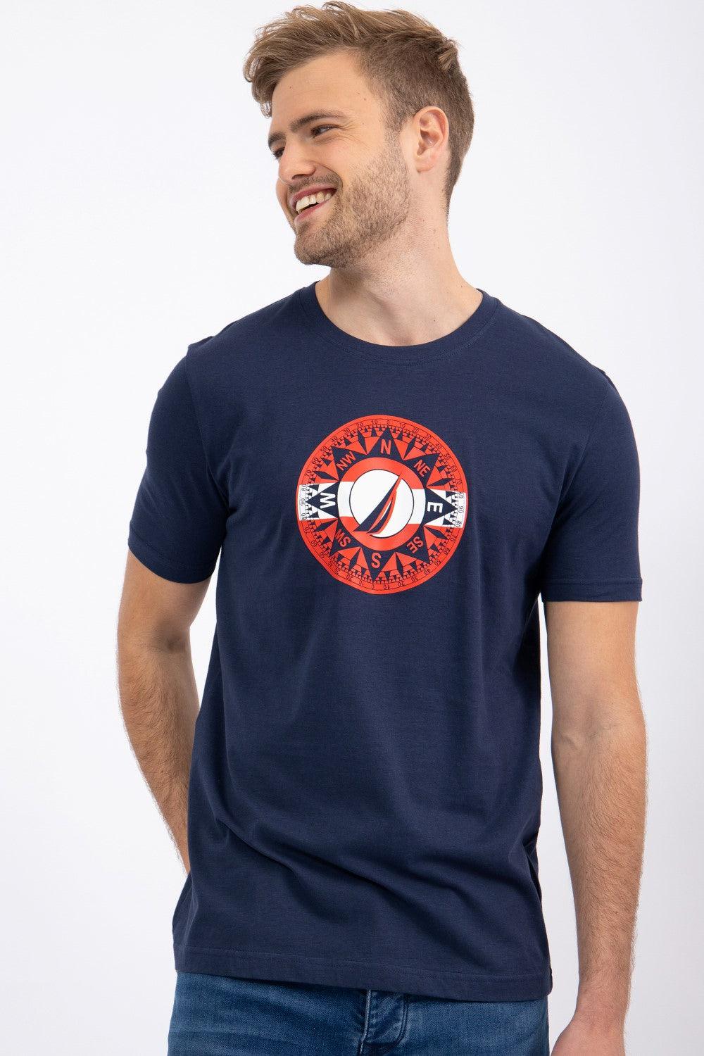 NAUTICA - טישירט צבע נייבי - MASHBIR//365