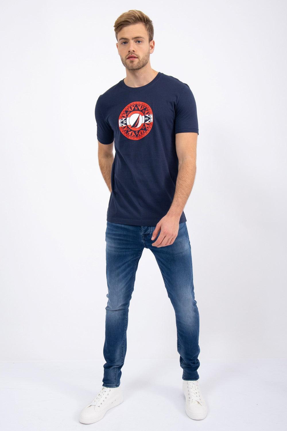 NAUTICA - טישירט צבע נייבי - MASHBIR//365