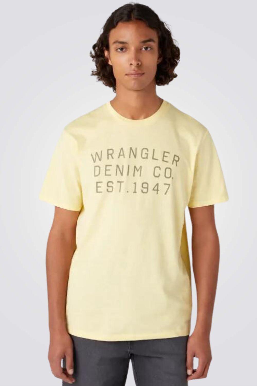 WRANGLER - טישירט בצבע צהוב - MASHBIR//365