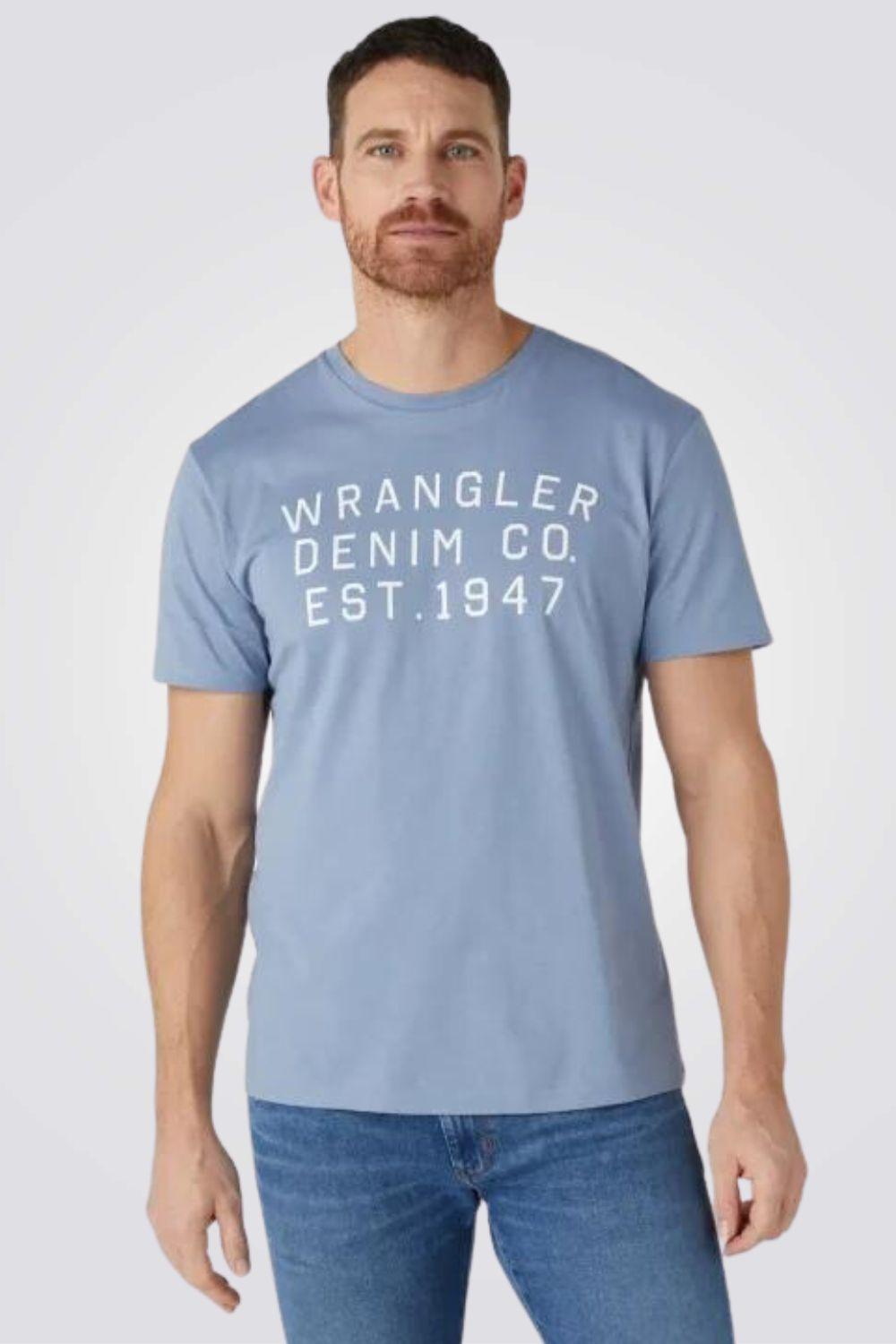 WRANGLER - טישירט בצבע תכלת - MASHBIR//365