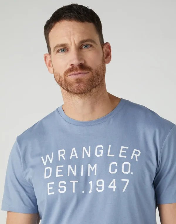 WRANGLER - טישירט בצבע תכלת - MASHBIR//365