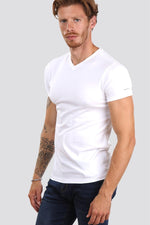 REPLAY - טישירט בייסיק לבנה V - MASHBIR//365