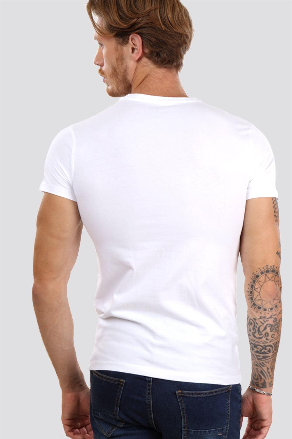 REPLAY - טישירט בייסיק לבנה V - MASHBIR//365