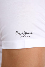 PEPE JEANS - טישירט בייסיק לבנה צווארון עגול - MASHBIR//365