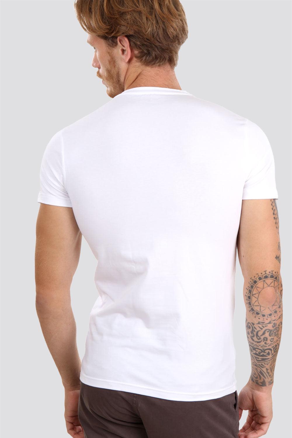 PEPE JEANS - טישירט בייסיק לבנה צווארון עגול - MASHBIR//365