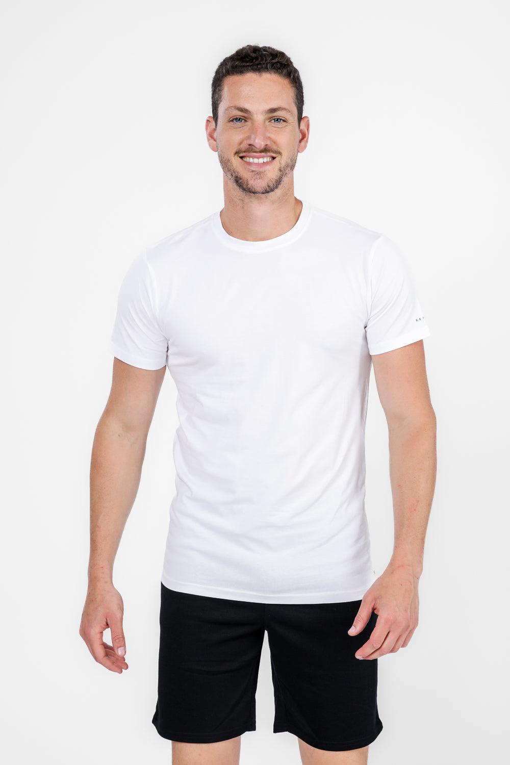 REPLAY - טישירט בייסיק לגבר בצבע לבן - MASHBIR//365