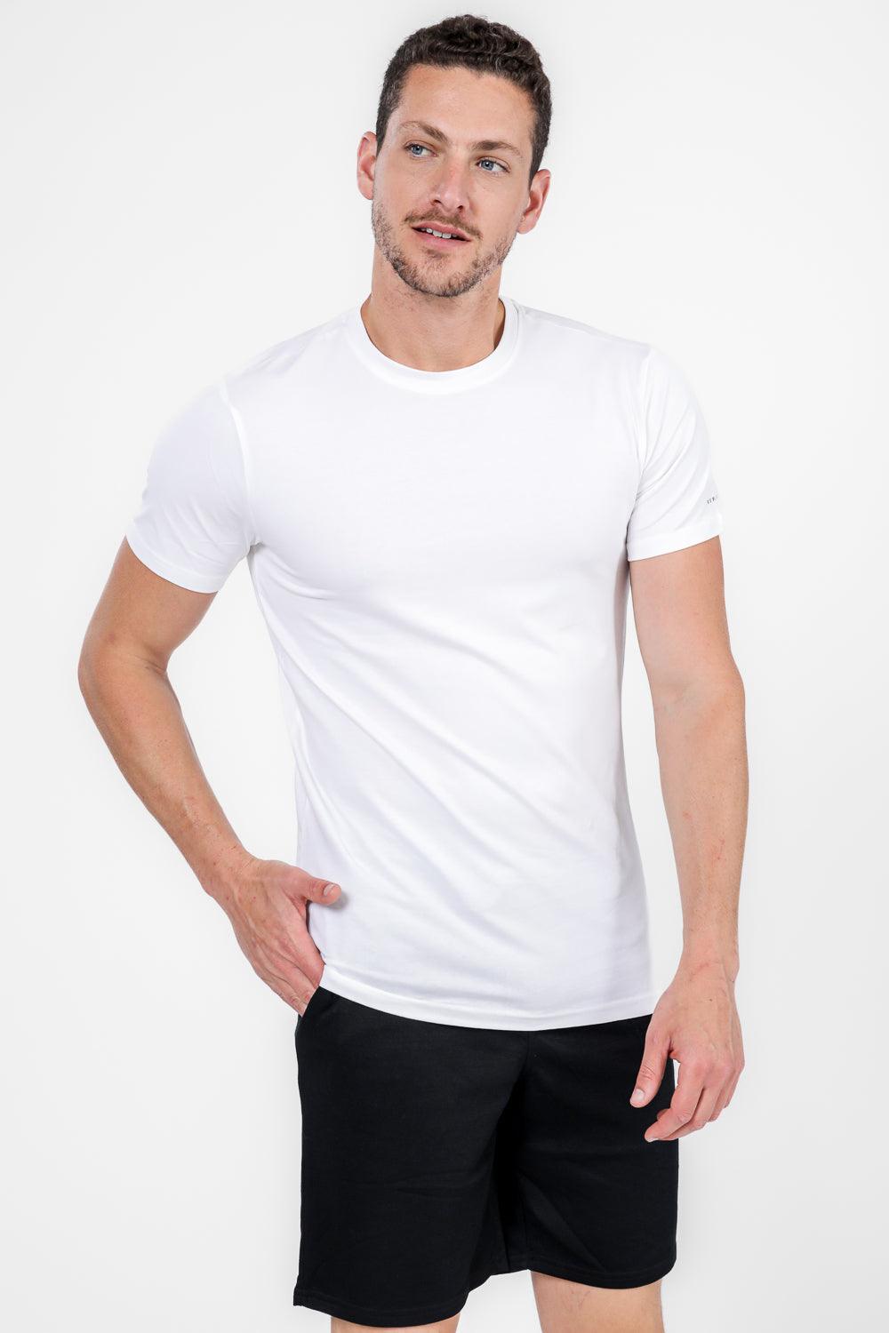 REPLAY - טישירט בייסיק לגבר בצבע לבן - MASHBIR//365