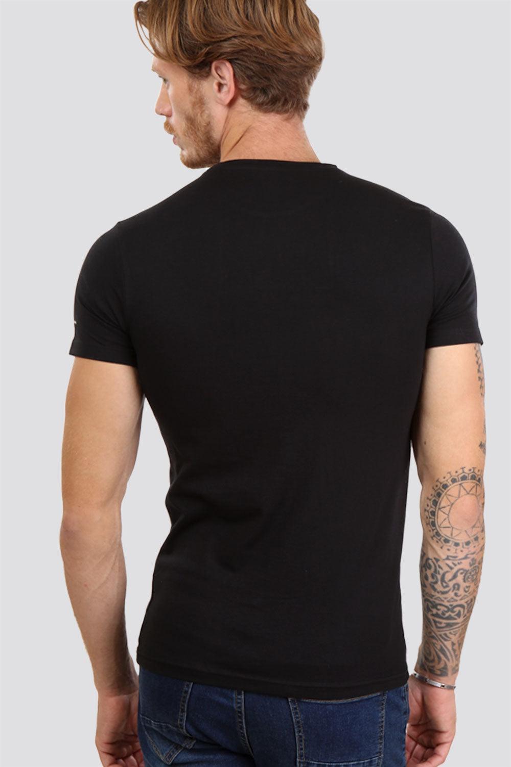 PEPE JEANS - טישירט בייסיק שחורה צווארון עגול - MASHBIR//365