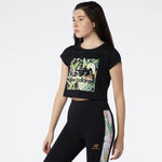 NEW BALANCE - טישירט BOTANICAL בצבע שחור - MASHBIR//365