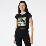 NEW BALANCE - טישירט BOTANICAL בצבע שחור - MASHBIR//365