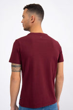 NAUTICA - טישירט בורדו שרוול קצר - MASHBIR//365