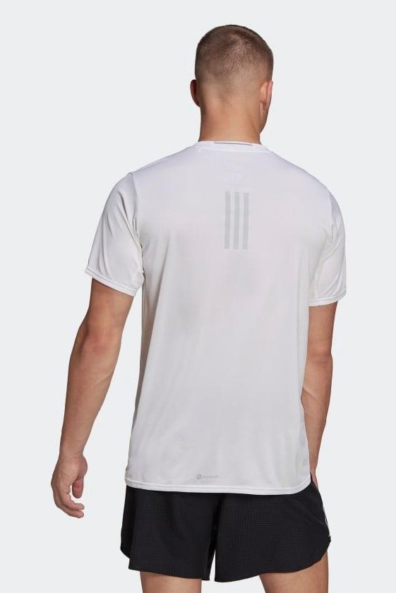 ADIDAS - טישירט DESIGNED 4 RUNNING בצבע לבן - MASHBIR//365