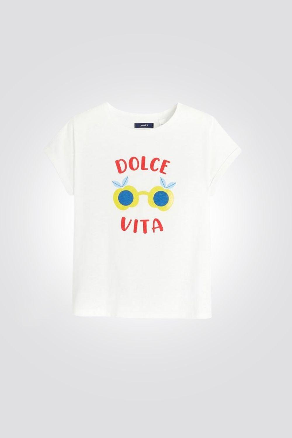 OKAIDI - טישירט DOLCE VITA ילדות - MASHBIR//365