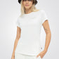 PUMA - טישירט ESS Embroidery Tee לנשים בצבע לבן - MASHBIR//365 - 1