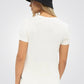PUMA - טישירט ESS Embroidery Tee לנשים בצבע לבן - MASHBIR//365 - 2