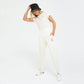PUMA - טישירט ESS Embroidery Tee לנשים בצבע לבן - MASHBIR//365 - 3