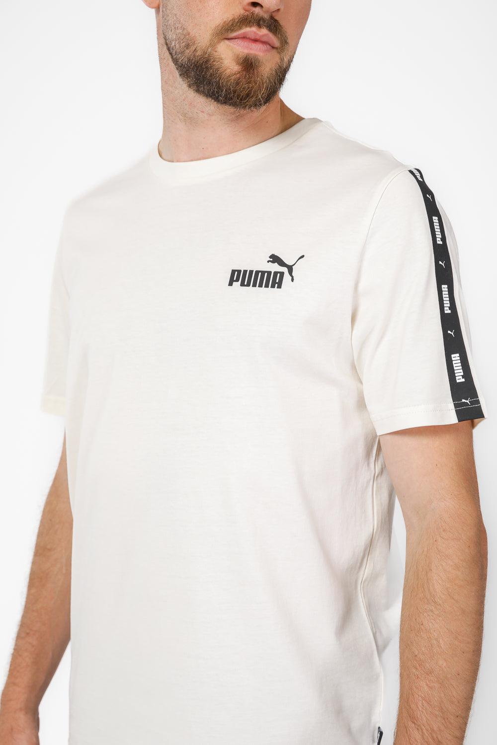 PUMA - טישירט ESS TAPE TEE בצבע שמנת - MASHBIR//365
